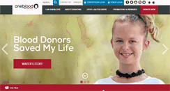 Desktop Screenshot of oneblood.org